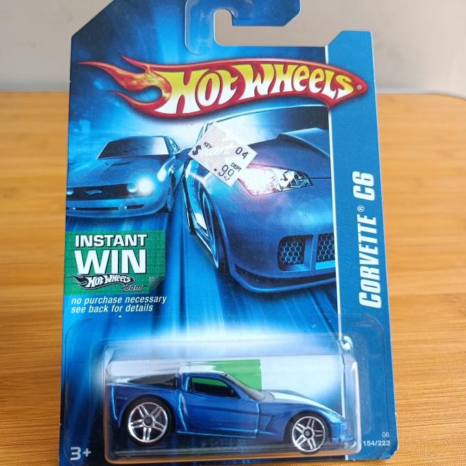 Hotwheels Corvette C6 biru