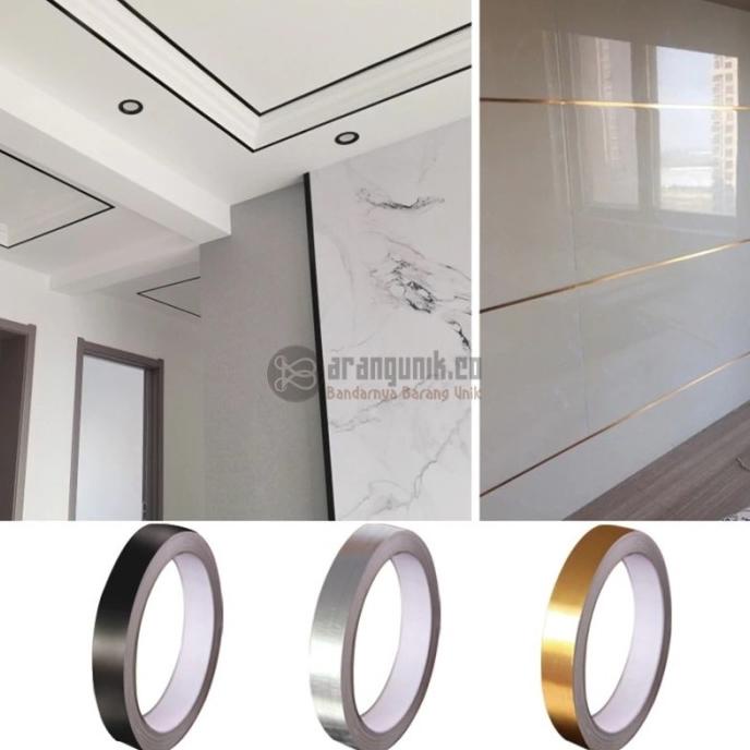 Terbaik Gulungan Sticker Pembatas Keramik Tegel Lantai Dinding Kamar Mandi Terbaik