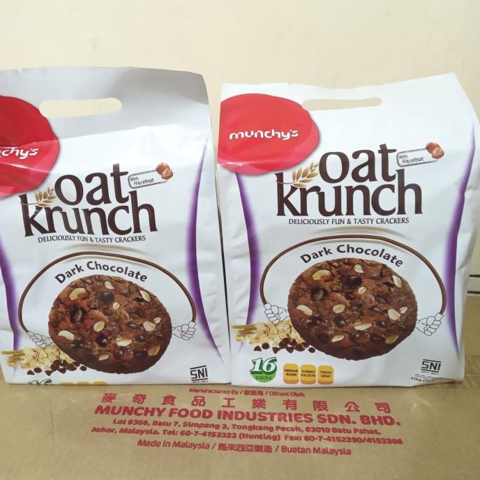 

Oat Crunch Dark Chocolate 416G / Munchys Oat Crunch Darkchocolate 416G