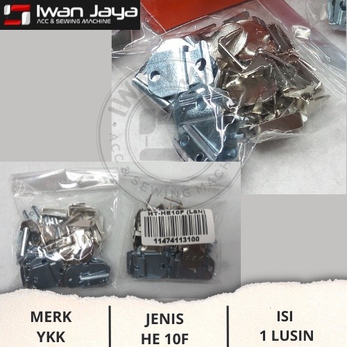 '+'+'+'+] [YKK] Hak YKK HE 10 F (Hak Tanam Untuk Celana Panjang / Rok) - Lusin
