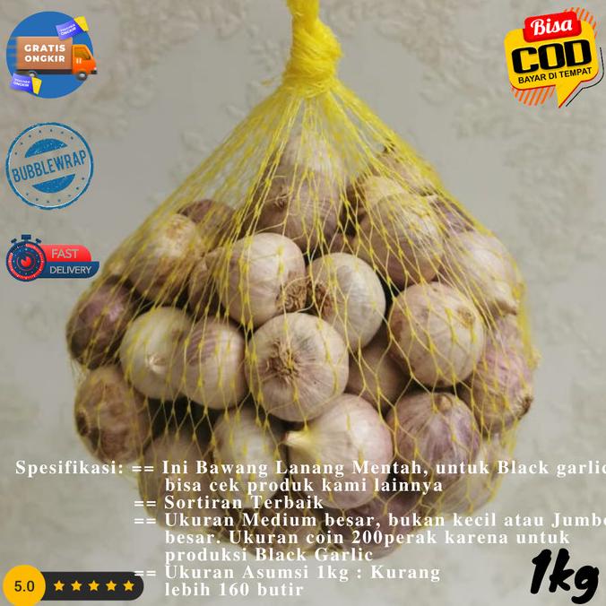 

Bawang Putih Tunggal Bawang Lanang Bawang Tunggal 1000gr