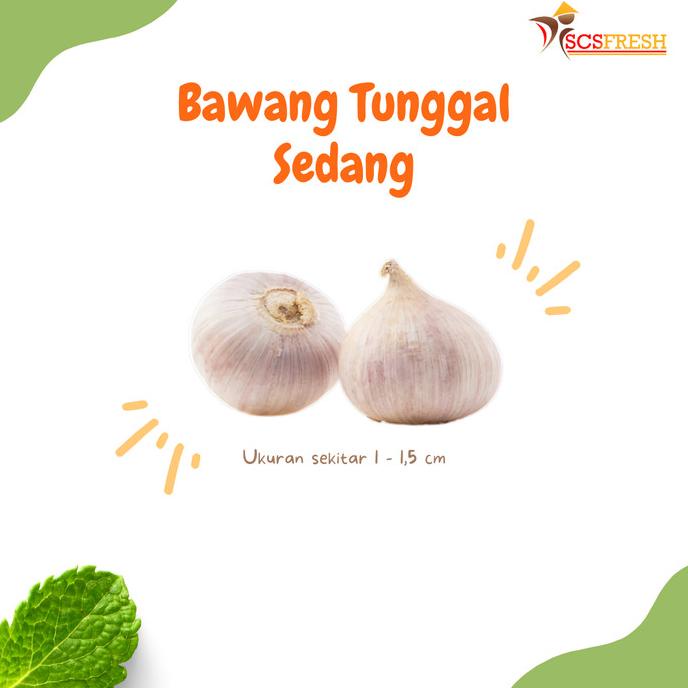 

Bawang Putih Tunggal/Lanang 1 Kg Kualitas terbaik ukuran sedang.