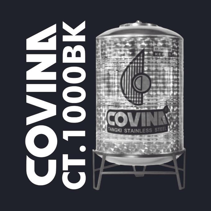 Ready oke] Tangki Air COVINA STAINLESS STEEL CT 1000 BK BKK Tandon Air Toren Air
