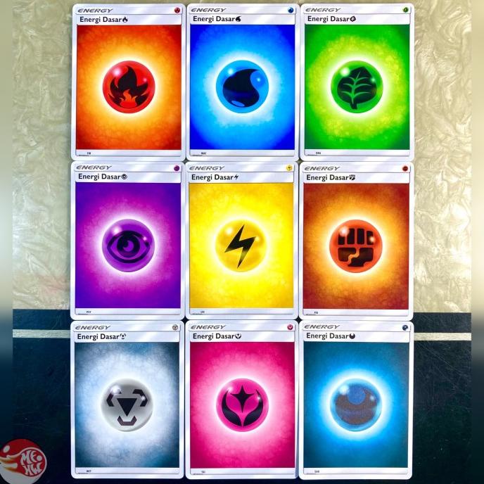 Kartu Energi Dasar Pokemon TCG Indonesia INA Staple