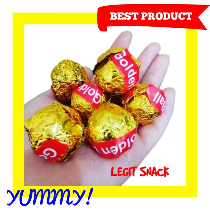 

Mazin - Coklat Bola Mas / Cokelat Bola Emas / Golden Tobelo Chocolate