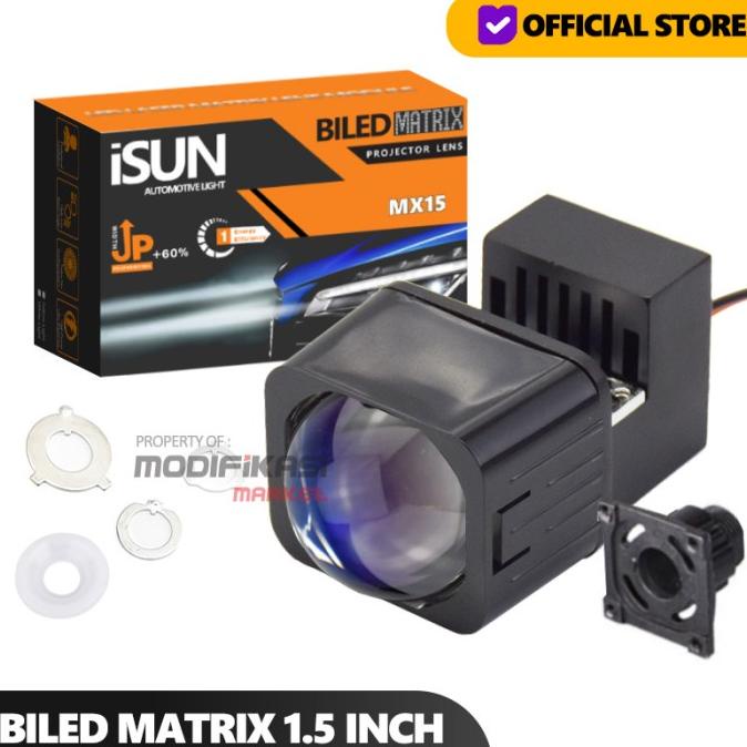 BILED Matrix iSUN MX15 Matrix X1 Mini Projector 1.5 Inch Flat-Cut Off