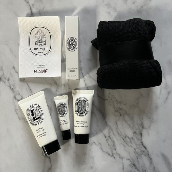 Tas Kit Amenity Travel Diptyque Set Parfum