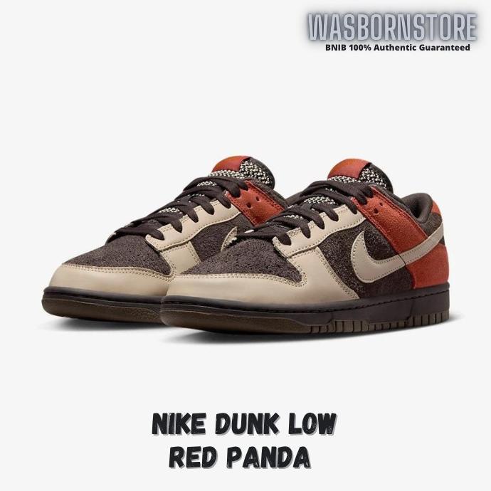 Sneakers Nike Dunk Low Red Panda 100% Authentic Guaranteed Herimarhevan
