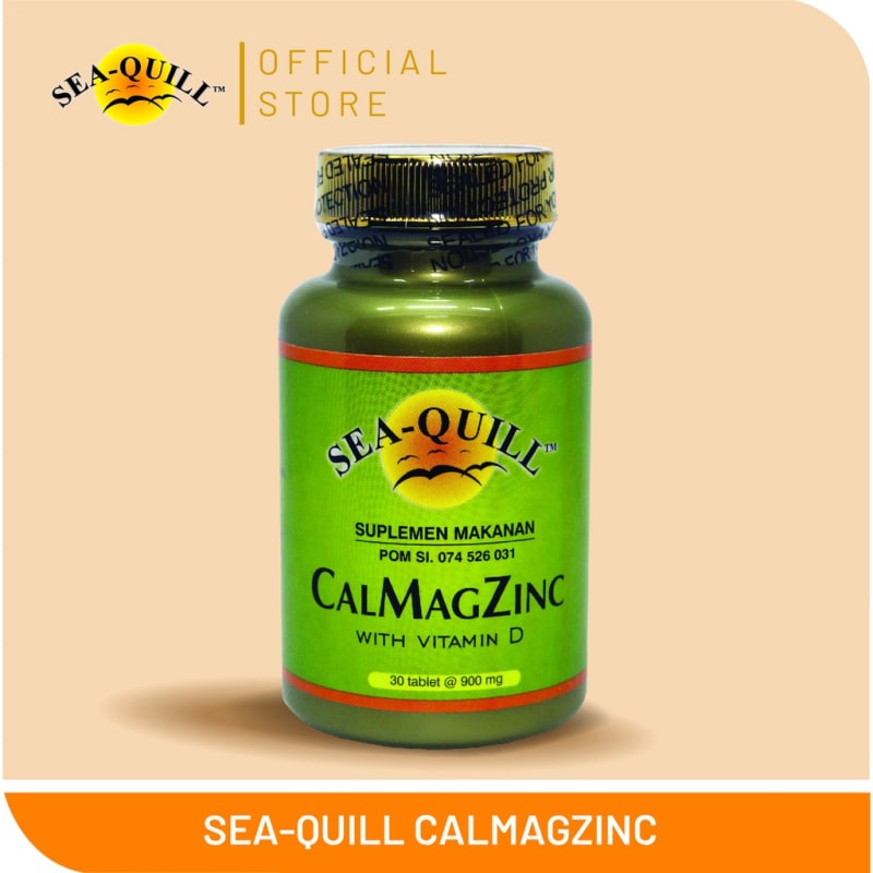 Sea Quill CALMAGZINC with VITAMIN D3' 30 tabs Suplemen Makanan