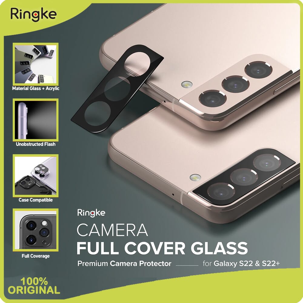 Ringke S22 / S22 Plus Camera Protector Tempered Glass Protector