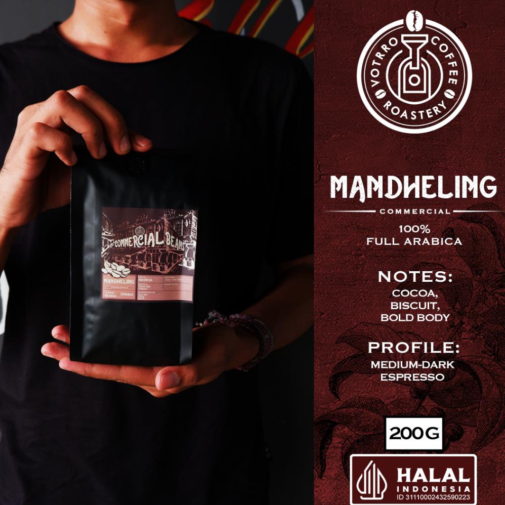 

Biji Kopi 100% Full Arabica Mandheling Roasted Commercial - ESPRESSO