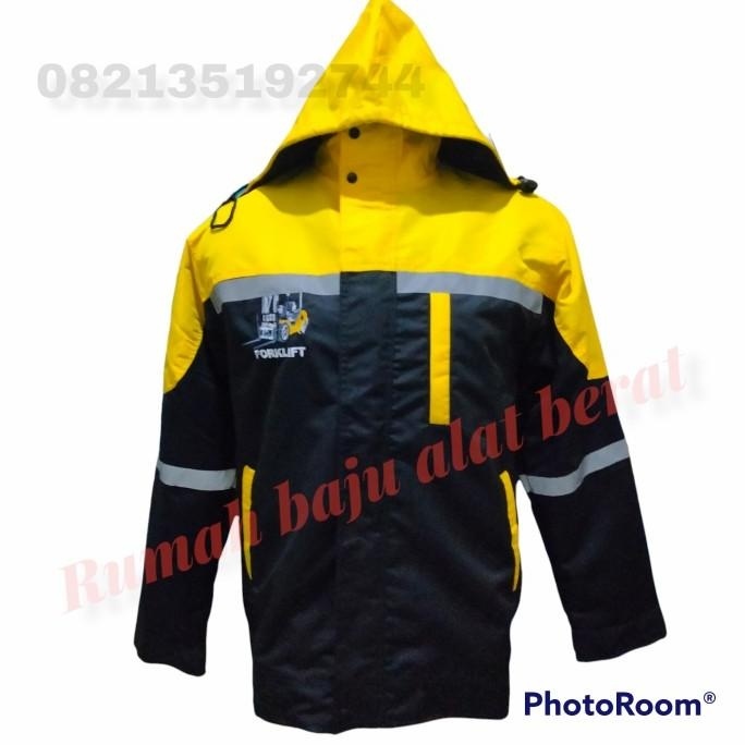 NEW PRODUK JAKET FORKLIFT / JAKET ALAT BERAT 