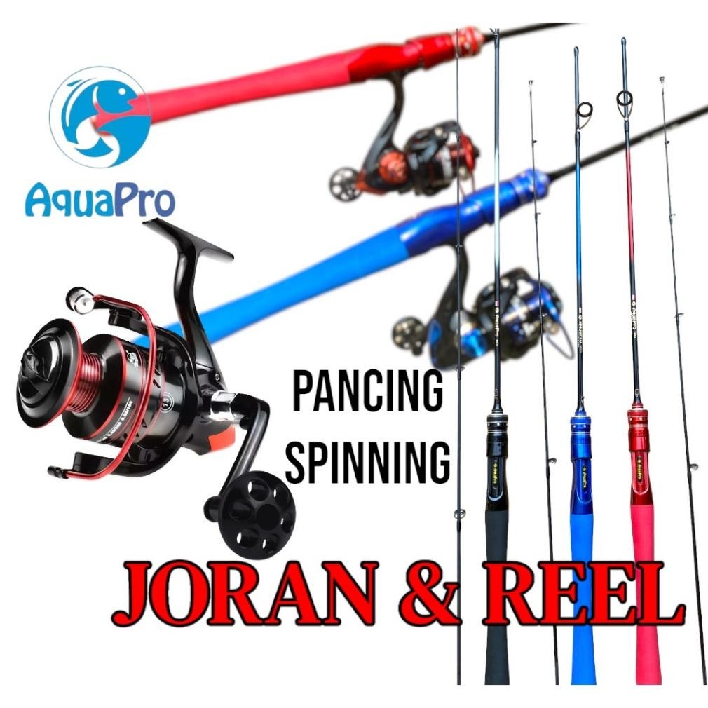 Ayo Beli Aquapro Joran Set Ultralight 2-6LB Joran Pancing Casting Ultralight Max Drag 1kg - 3kg Pake