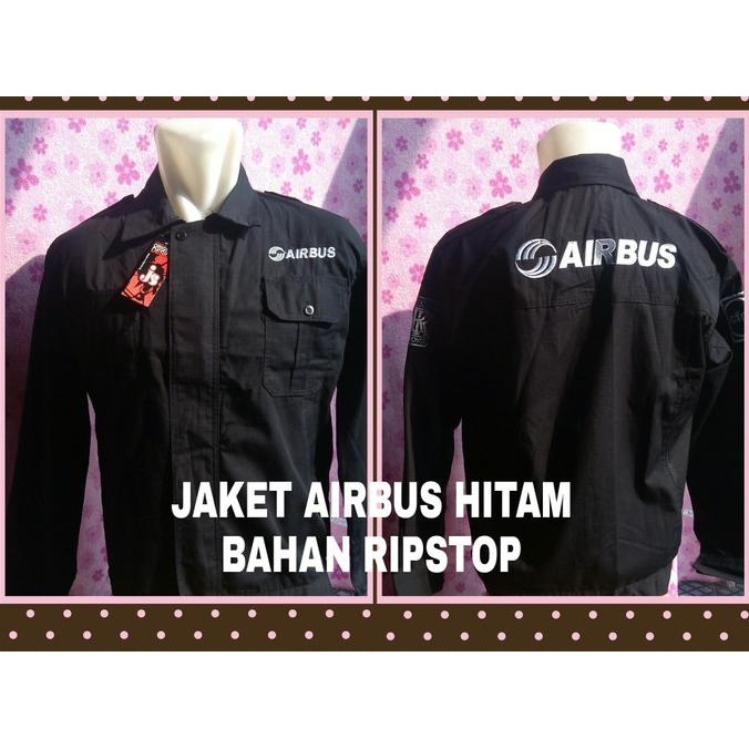 READY STOCK JAKET AIRBUS HITAM 
