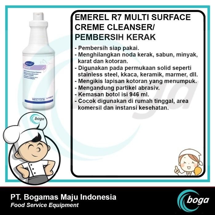 Diversey Emerel R7 Multi Surface Creme Cleanser/Pembersih Kerak