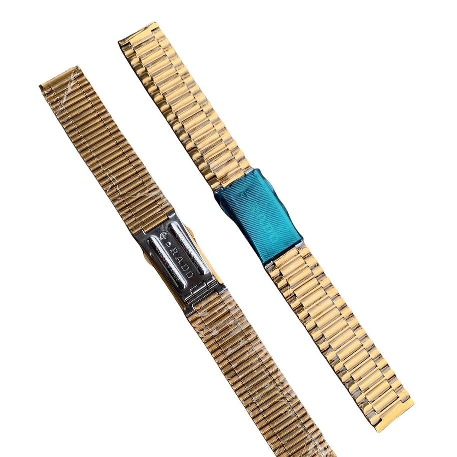 Strap Tali Jam Tangan Rado Gold 18 Mm Rantai Stainless Steel