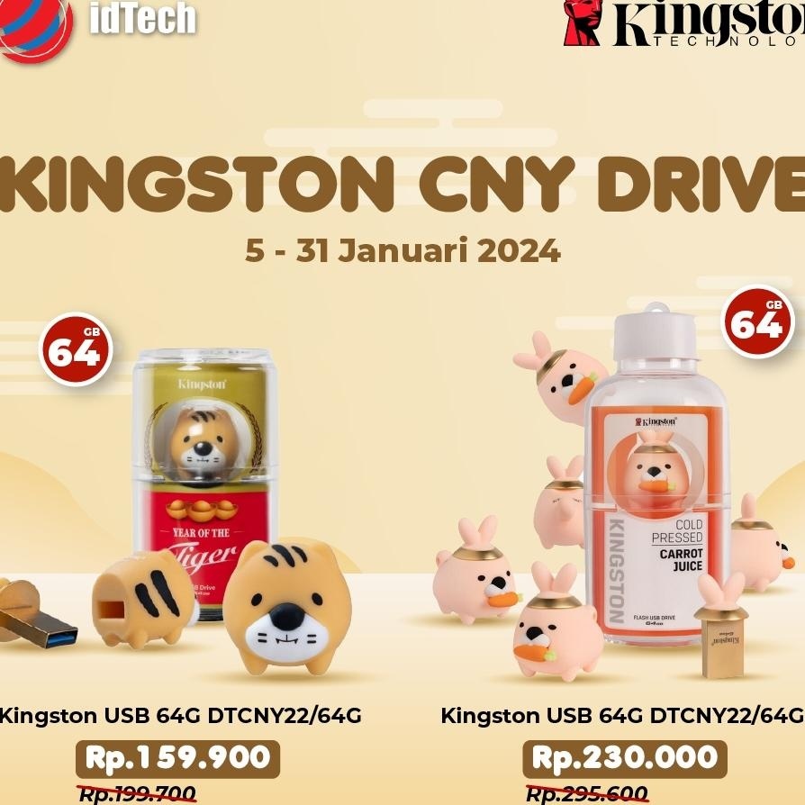 Kingston Usb Flashdisk 64Gb Cny 2023 Rabbit Dtcny23/64G