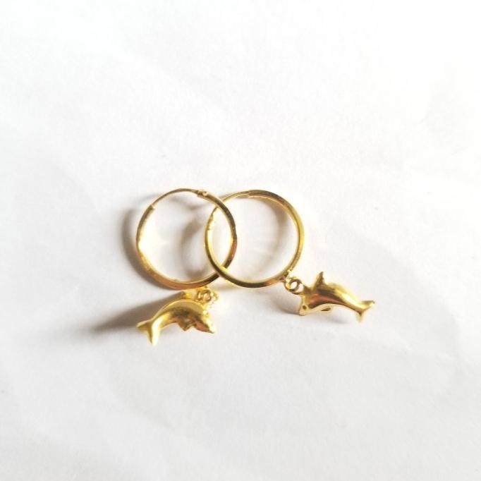 NEW PRODUK ANTING ANAK MODEL LUMBA LUMBA ELEGANT EMAS ASLI 