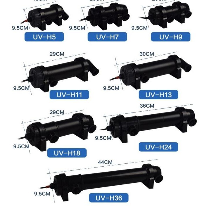 Jebo Uv H-13 Uv H13 Uvh13 (Berikut Lampu Uv 13W)