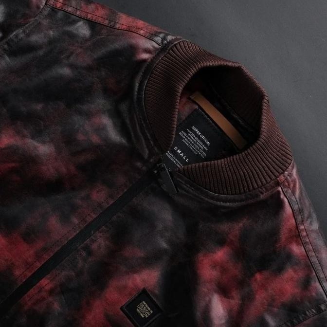 TERBARU DWATCHCO | SIXPAX BOMBER JACKET MONCLE RED CHOCO | JAKET VINTAGE RETRO 