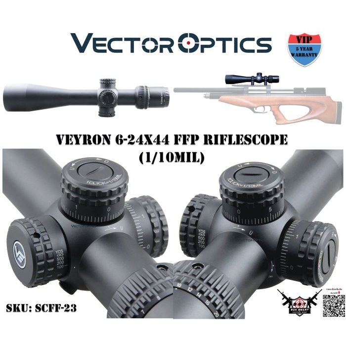 ✅Baru Teleskop Vector Veyron 6-24X44 Ffp Terbaru Diskon