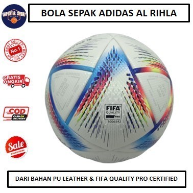✅Baru Bola Sepak - Adidas Al Rihla Pro Ball Omb Original H57783 Berkualitas
