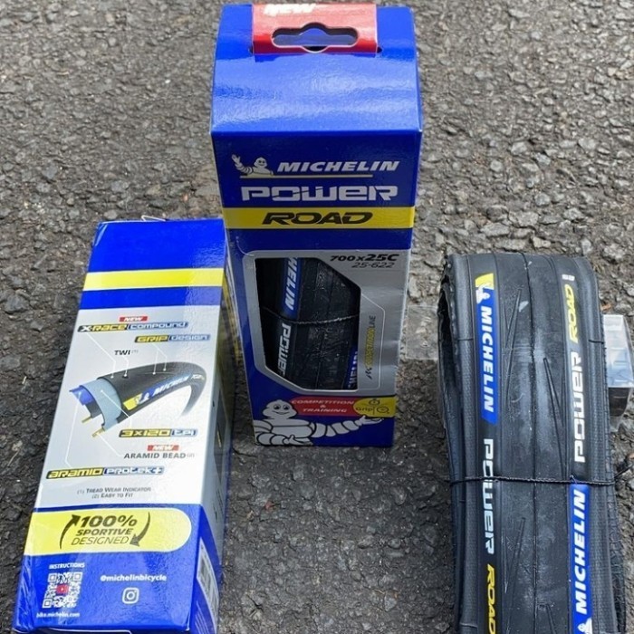 ✅New Ban Sepeda Michelin Power Road 700X25C 700Cx25 700 X 25 Berkualitas