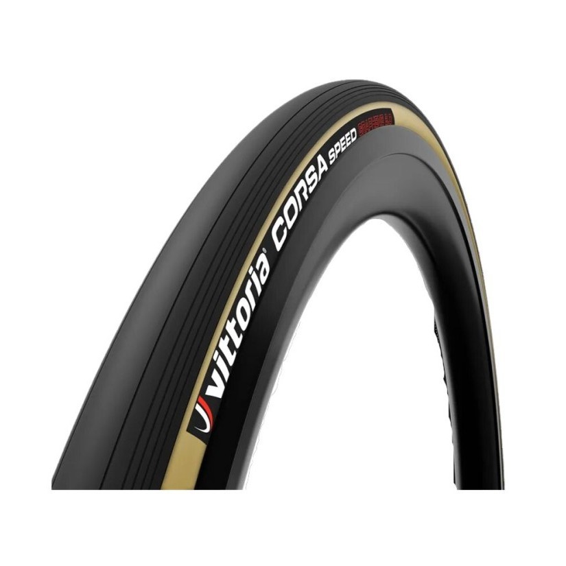 ✅New Vittoria - Vittoria Tire Corsa Speed 25-28 Tub Para - Black- Black G2 Diskon