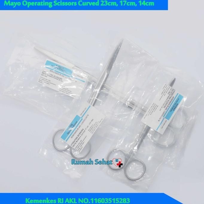 

Hot Sale Gunting Mayo Bengkok 23 17 14 Cm Mayo Scissors Curved Gunting IUD Mayo !!