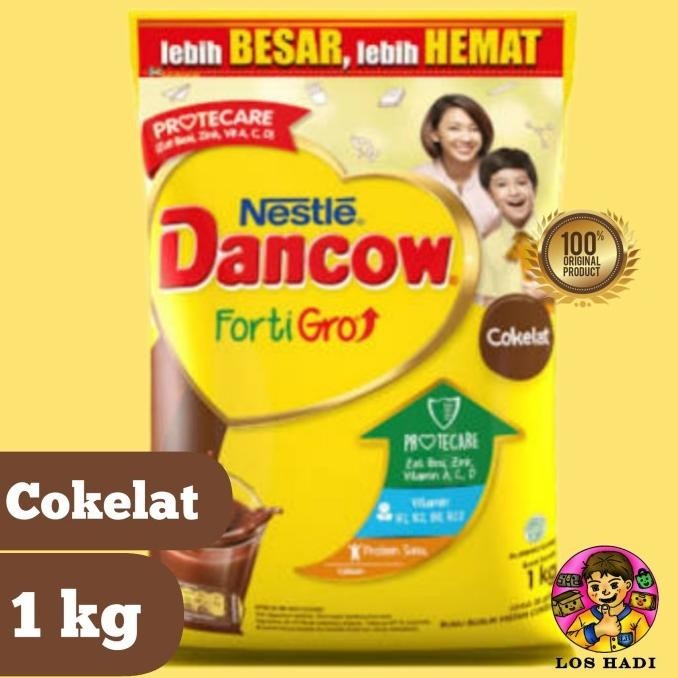 

Murah Susu Dancow Fortigro Instant Cokelat 1 Kg 1000 Gram Instan Coklat