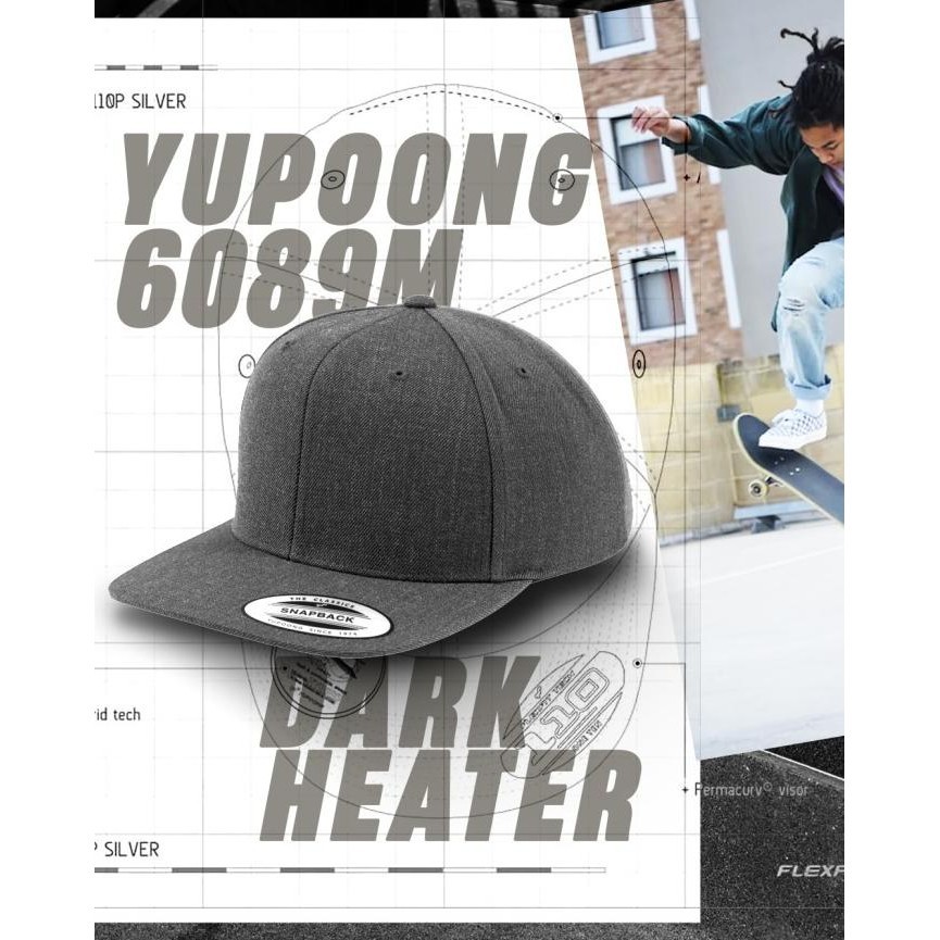 Topi Polos Original (Snapback/Baseball) Flexfit Yupoong 6089M