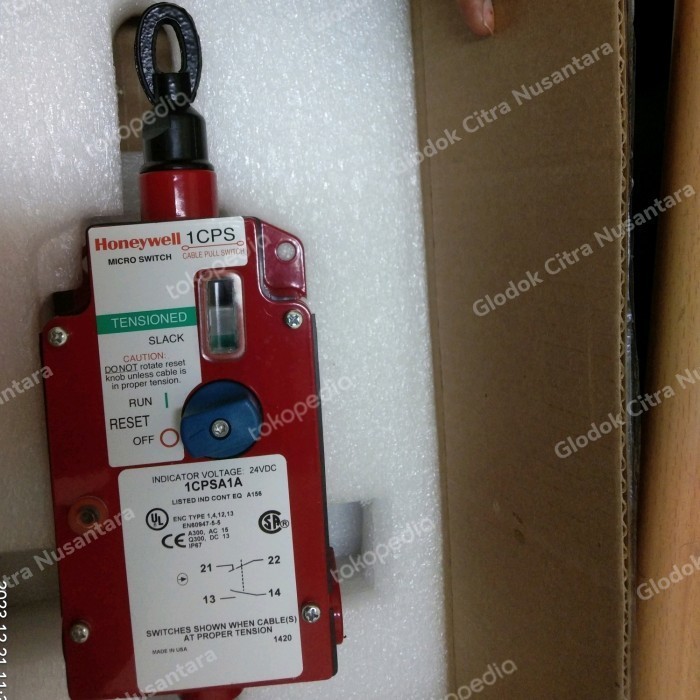 ✅Ready Honeywell 1Cpsa1A Pull Cord Switch Cable Pull Switches 1Nc/1No 1/2 Npt Terbatas