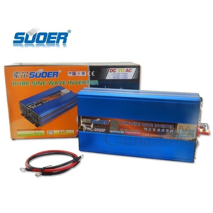 ✅Sale Fpc-2000F Power Inverter Pure Sine Wave 2000 Watt 48 Volt Murni Diskon