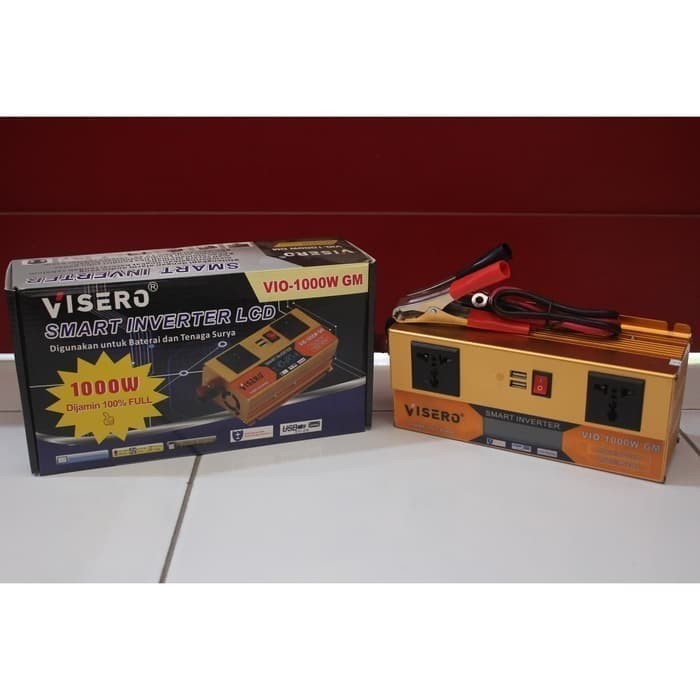 ✅Sale Smart Inverter Visero 12V 1000W Digital Display Lcd Visero 1000 Watt Limited