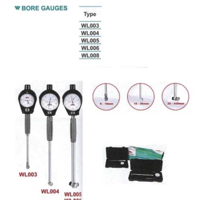 ✅Termurah Bore Gauge Range 50-160 Wl006 - Wipro Terbaru