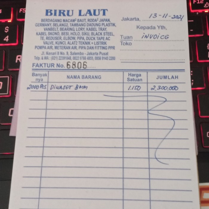 ✨New Ori Invoice Dinaset 8Mm:2000Pcs Diskon