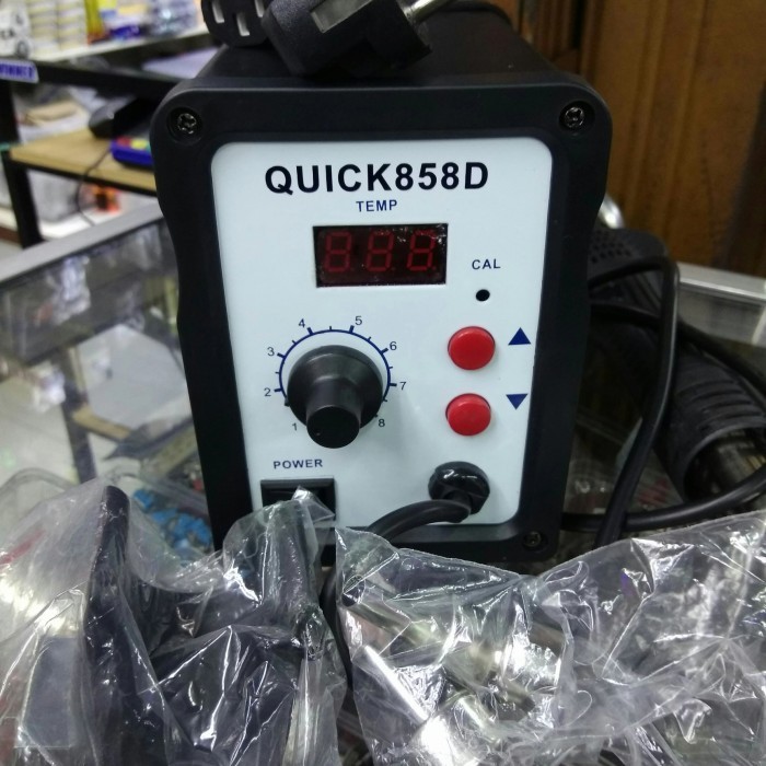 ✨New Ori Blower Quick Digital 858D Solder Uap Murah Berkualitas