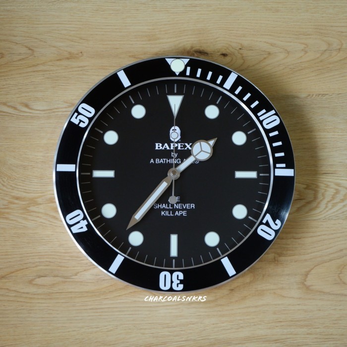 [Baru] Bapex Wall Clock Ape Shall Never Kill Ape Terbaru