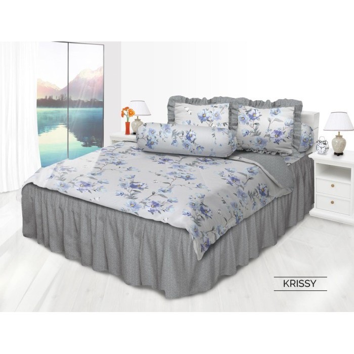 [New Ori] Bedcover  Sprei Set My Love Queen 160X200 Corak Krissy Diskon