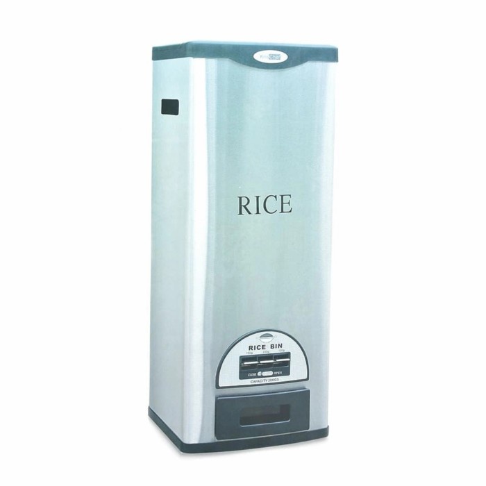 [New] Krischef Tempat Beras 30 Kg - Dispenser Beras - 233054 Diskon