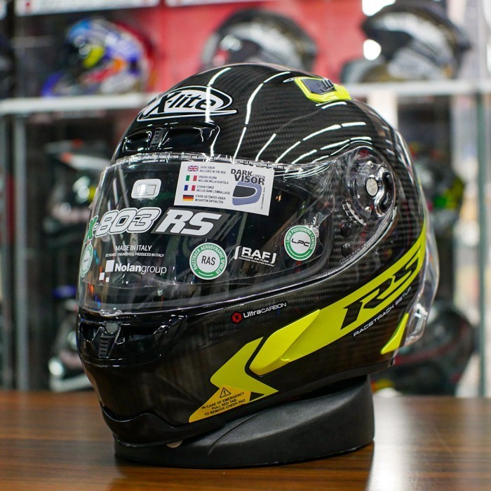 [New] Xlite X803 Rs Ultra Carbon Hot Lap Full Face Helm Berkualitas