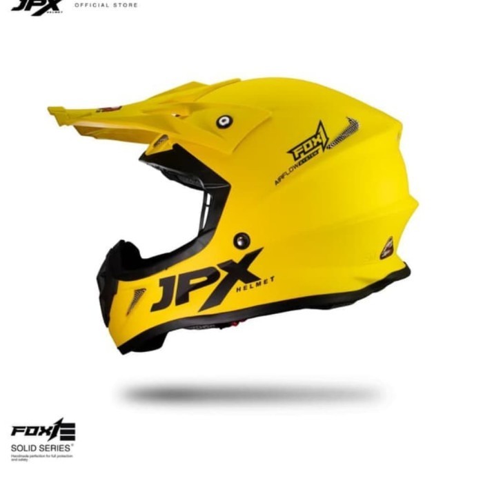 [New] Helm Cross Jpx Fox1 Kuning Doof Lemon Terbatas