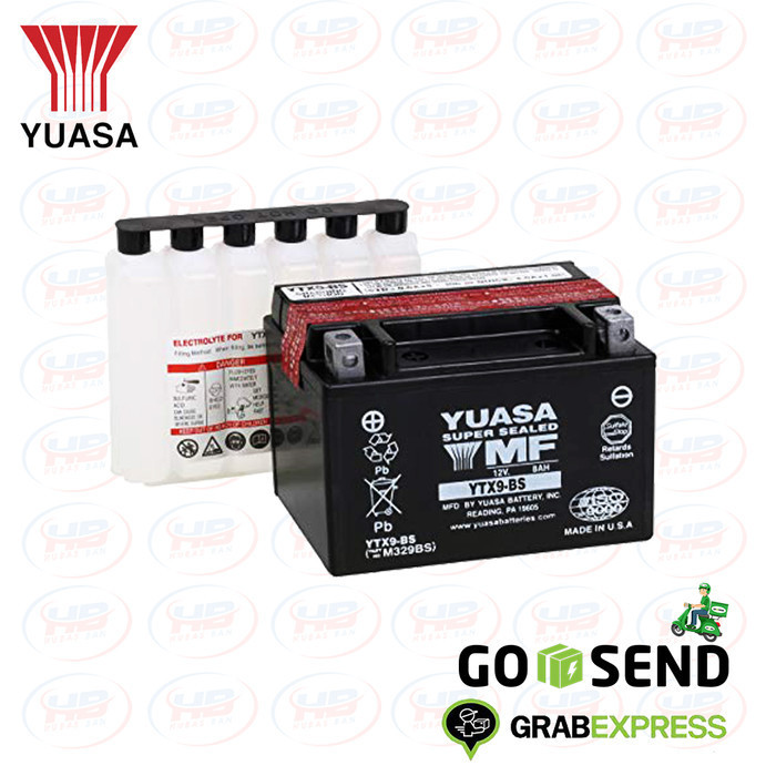 [Original] Accu Yuasa Ytx9-Bs Terbaru