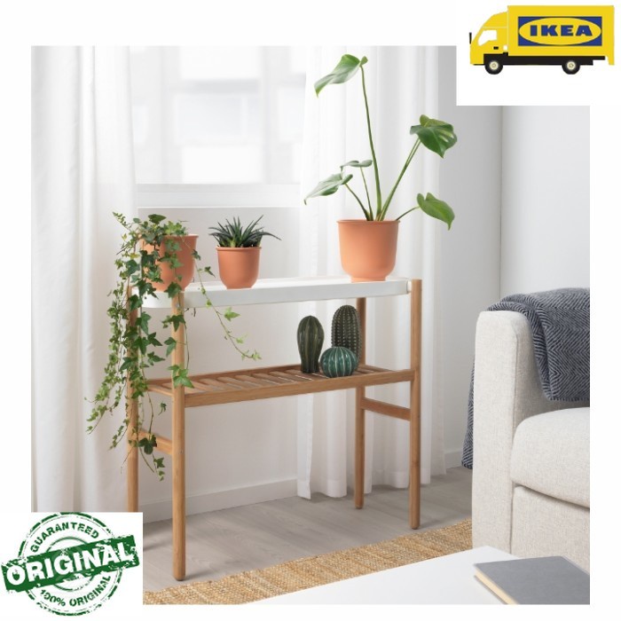 [New] Seri Rak Standing Pot Tanaman Bambu Indoor 70Cm_Original Modern Terbaru