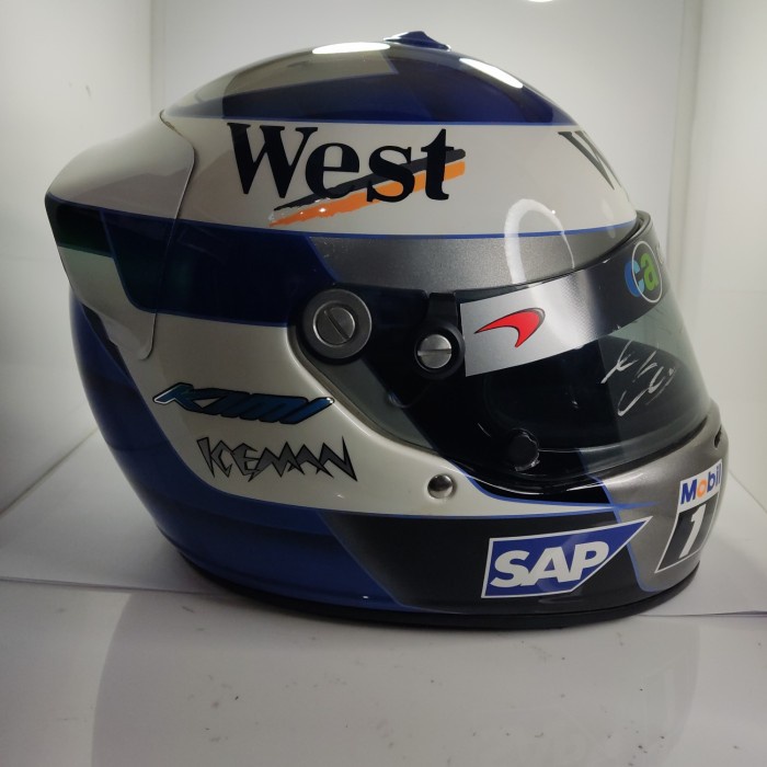 [New] Kym - Arai Kimi Raikkonen Replica Helm West Mclaren Mercedes - Iceman Limited