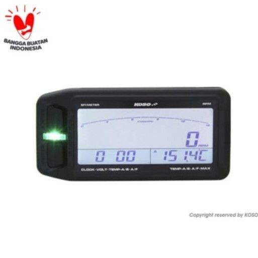 [Original] Koso Efi Multi Meter Rpm/Temp/Afr/Clock Universal Aerox Nmax Xmax Dll Terbaru