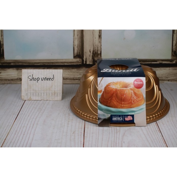 

[New Ori] Loyang Kue Nordic Ware Bundt Chiffon Pan Original Made In Usa Limited
