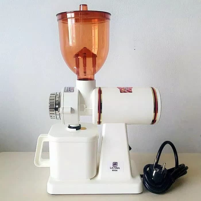 [New Ori] Latina Grinder 600N.I Putih Single Origin  Bonus 1Kg Arabika Berkualitas