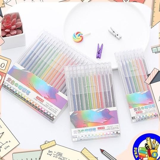 

Set 12 Pcs Pul Gel Glitter Aneka Warna S0235