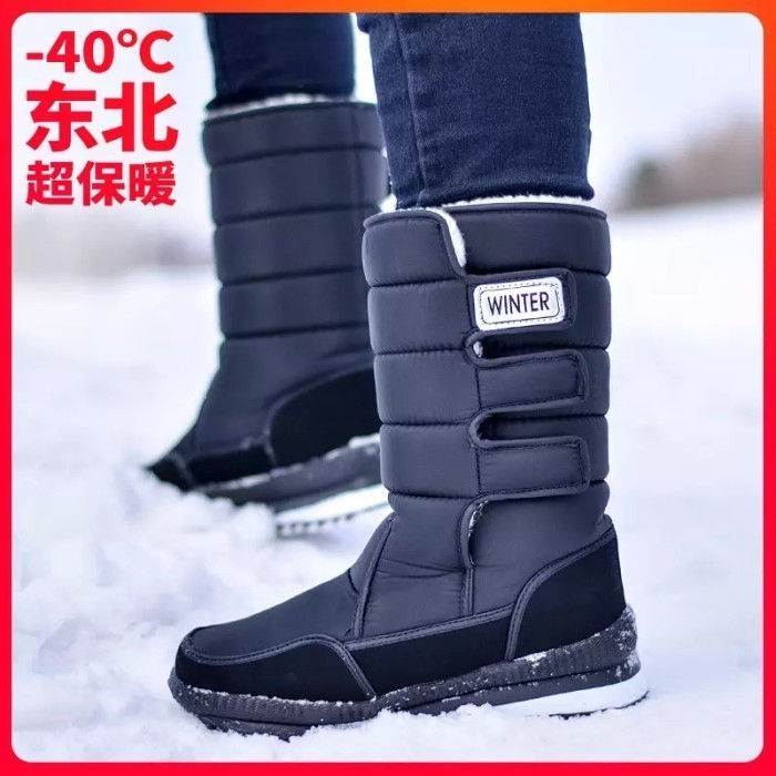 Snow Boots Sepatu Winter Pria Dan Wanita Waterproof Import